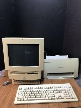 Apple Macintosh Performa 575 Vintage Style Writer Keyboard Mouse