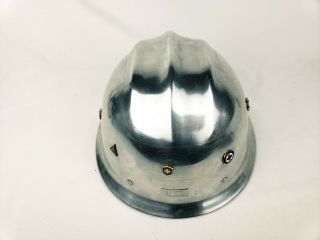 Vintage E.  D.  Bullard Co.  Hard Boiled Aluminum Hard Hat 502,  polished and tagged 3