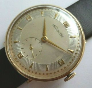 Rare Vintage Lecoultre Wristwatch W/ Coin - Edge Case - Cal.  480/cw