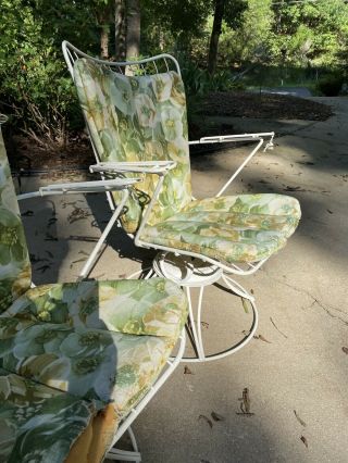Vintage Mid Century Homecrest Patio Chair - Mid Century Modern - Swivel - Rocker 2