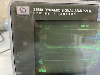 Agilent HP Keysight 3561A Dynamic Signal Analyzer Vintage (Obsolete) 4