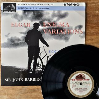 Asd 548 W/g Ed 1 Elgar Enigma Variations / Sir John Barbirolli Stereo Vinyl