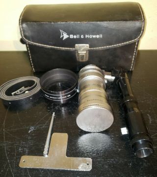 Vintage Bell & Howell Angenieux 17 - 68mm F2.  2 Cine Camera Lens Made France Case