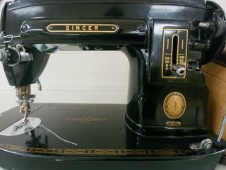 Vintage Singer Slant Needle Heavy Duty Sewing Machine (Model 301A) 2