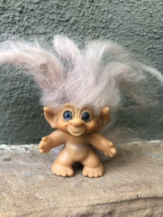 3” DAM THINGS VINTAGE 1965 TROLL DOLL WITH TAIL RARE 2
