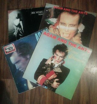 Adam And The Ants Vinyl Lps X 4 Bundle