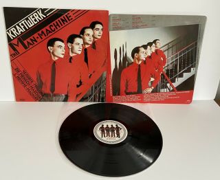 Vinyl Lp Kraftwerk The Man Machine Capitol 1978 Uk 1st Press E - St11728 - 1/ - 1