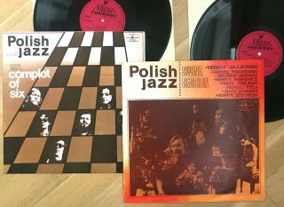 2 Vinyl Lp Polish Jazz Vol.  45 And Vol 56.  Complot Of Six & Swing Session Poland