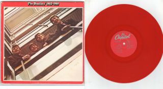 The Beatles 2 Lp Red Vinyl 1962 - 1966 - 1978 Capitol Sebx - 11842