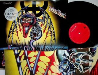 Judas Priest – A Touch Of Evil Limited Edition 12 " Single,  Poster 1991 Vinyl Nm