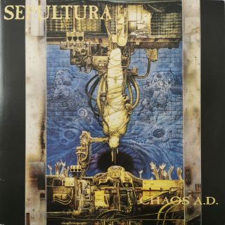 Sepultura ‎– Chaos A.  D.  Vinyl 2lp Roadrunner 2017 New/sealed 180gm