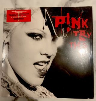 P Nk Aka Pink - Try This (reissue) - Vinyl (red Vinyl 2xlp,  Mp3 Download Code)