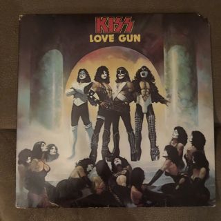 Kiss Love Gun Lp Promotional Record With Custom Love Gun Inner Sleeve
