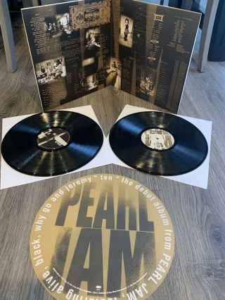 Pearl Jam Ten 2xlp 180 Gm Vinyl,  Ten Redux