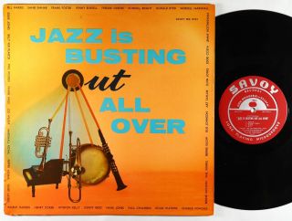 V/a - Jazz Is Busting Out All Over Lp - Savoy - Mg - 12123 Og Press Mono