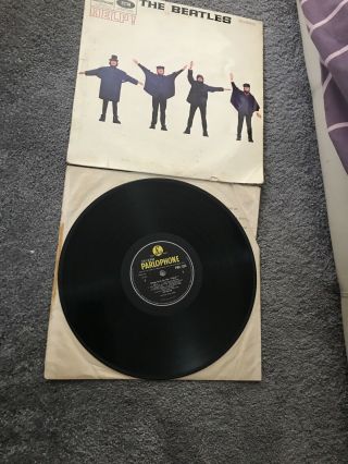 The Beatles - Help,  Parlophone,  Pmc1255,  1965,  Mono First Pressing - Variation A