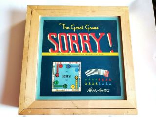 The Great Game Sorry Nostalgia Game Series Wood Box 2002 By Parker Brothers