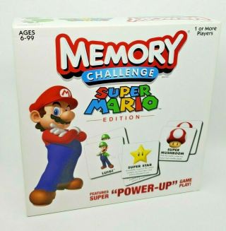 Memory Challenge Mario Game Usaopoly