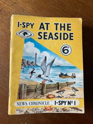 Rare 1950s Vintage News Chronicle I - Spy At The Seaside 6d.  Book No.  1.