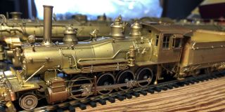 Ho Gauge Key Imports Consolidation 2 - 8 - 0 Brass Steam Locomotive 583