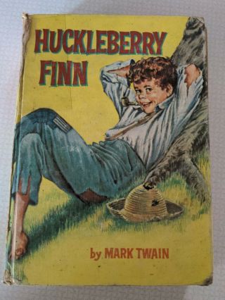 Huckleberry Finn,  Vintage,  1964 Hardcover Book,  By Mark Twain