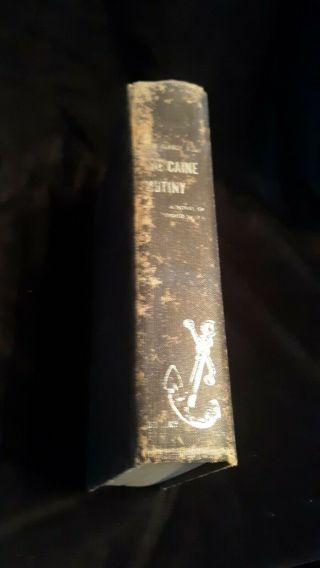 Vintage Book The Caine Mutiny By Herman Wouk First Edition 1951 Blue Hardcover