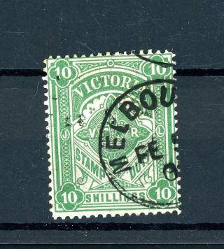 Victoria Australia 1899/1901 10s Stamp Duty (sg 373) Good (m154)