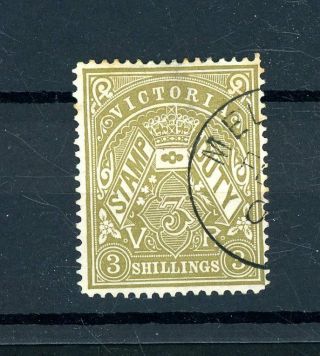 Victoria Australia 1899/1901 3s Stamp Duty (sg 371) Good (m156)