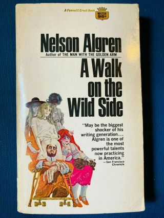 A Walk On The Wild Side By Nelsen Algren 1956 Vintage Beat Classic Paperback
