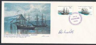 Australian Antarctic Territory (1981) 1st Day Cover Signed By Mike Knox - Little