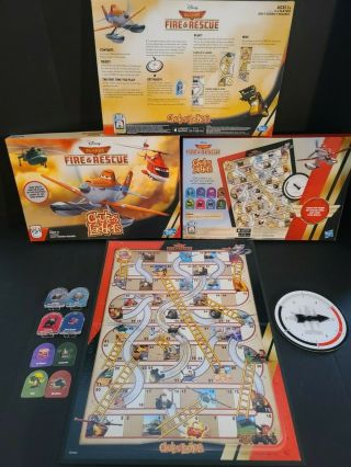 Complete Disney Planes: Fire And Rescue - Chutes And Ladders Board Game