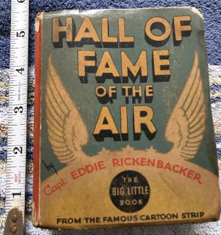 Vintage 1930’s Hall Of Fame Of The Air Big Little Book
