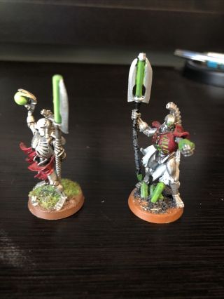 warhammer 40k Necron Lords Painted And Based 3