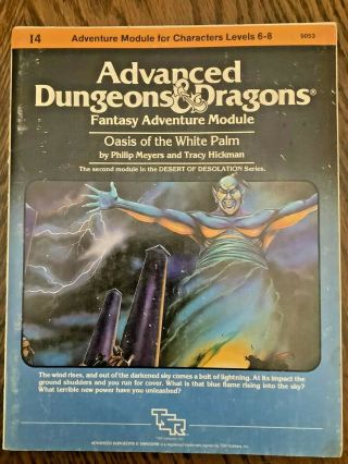 Tsr Ad&d 1st Edition Adventure Module - I4: Oasis Of The White Palm - 1983