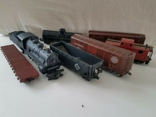 Scale Craft Oo Scale Prewar Locomotive And 6 Car Set.