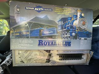 Royal Blue G Scale Train Bachmann Big Haulers