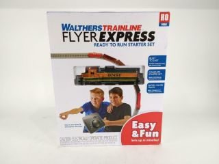 Walthers Ho Scale Model,  Flyer Express Train Set - Bnsf - Standard Dc