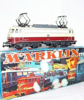 Marklin Ac Ho 1:87 German Db E - 114 Tee & Rheingold Electric Locomotive Mib`78