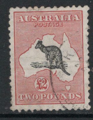 Australia 1934 Sg 138 £2 Fine Looking See Slight Imperfection