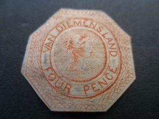 Stamp 1853 Van Diemen 