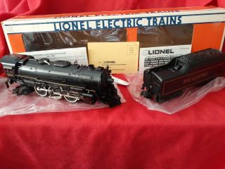 Lionel Reading Steam Locomotive 8004 And Tender 4 - 6 - 2 6 - 18004 Pre - Owned W/box