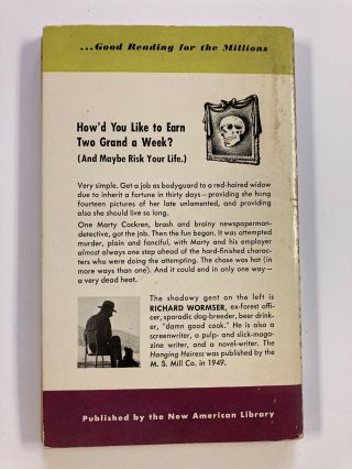 The Hanging Heiress Richard Wormser vintage mystery sleaze GGA paperback Signet 3