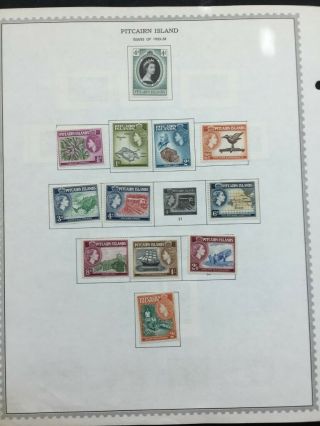 TCStamps 12x Pages Very OLD Pitcairn Islands Postage Stamps 271 2
