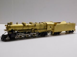 Ho Scale - Sunset Models Brass Pennsylvania 4 - 6 - 2 K - 4 Steam Locomotive & Tender