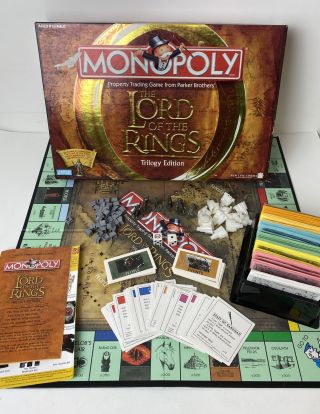 2003 Monopoly Lord Of The Rings Trilogy Edition - All 6 Collectible Pawns
