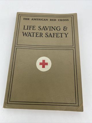 American Red Cross 1937 Life Saving & Water Safety Silver Springs Fl Lifeguard
