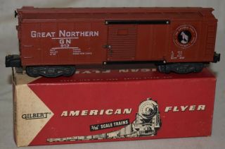 Vintage American Flyer No.  913 Great Northern Gn Boxcar With 5 Digit 24006 Box