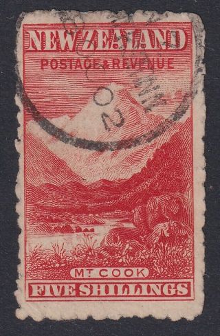 Zealand 1898 83 Or 98,  5 Shillings Mont Cook H195