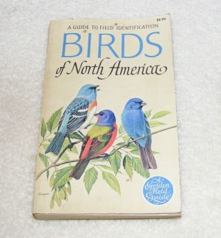 Vintage 1966 Book Birds Of North America A Golden Field Guide Soft Cover
