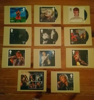 David Bowie Royal Mail Postcard Set 2017